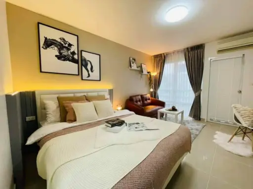 Condo for rent, I-House Laguna Garden RCA, new room, well decorated, do not miss!!
