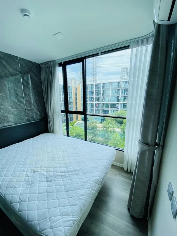 For sale, rent, Atmoz Chaengwattana, swimming pool view, built-in furniture, complete electrical appliances.