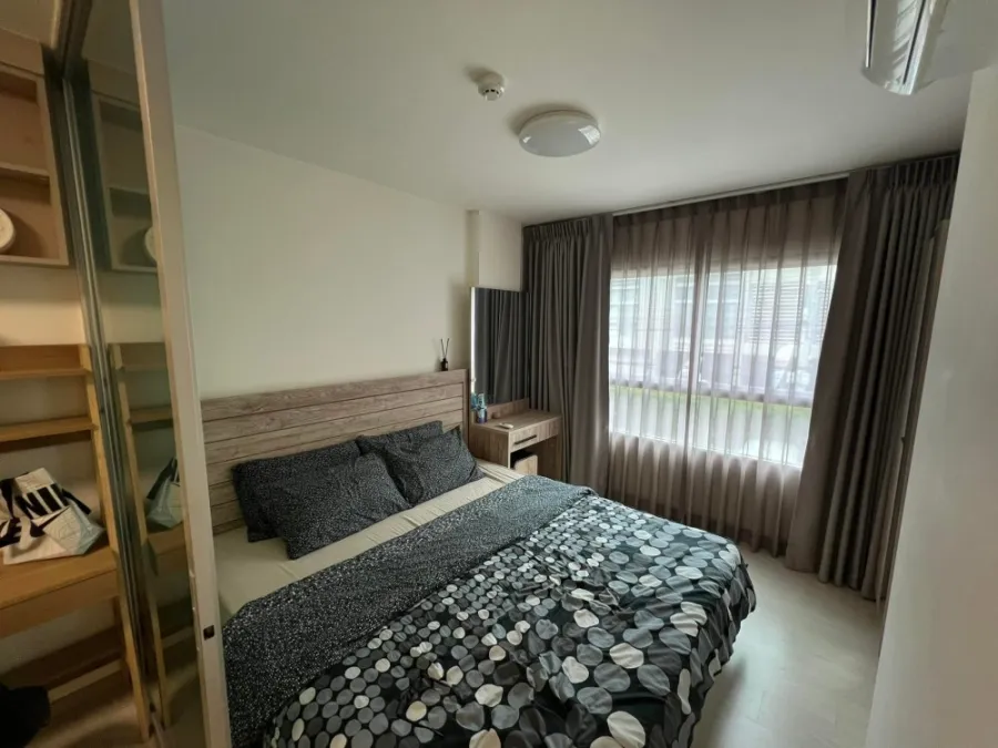 For rent, Aspire Ladprao 113, 2nd floor, fully furnished, ready to move in. Book now, don't miss it.