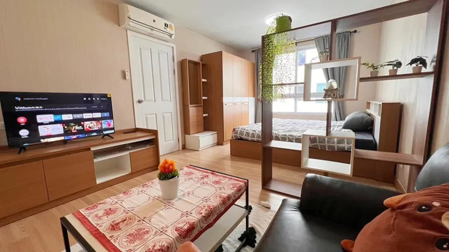 For rent, Plum Condo Phaholyothin 89, spacious room, fully furnished, say that it is very nice to live in. Hurry up and book now, don't miss it.