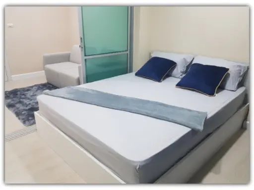 Condo for rent The Cube Nawamin-Ramintra swimming pool building All electrical appliances are ready. Hurry up.