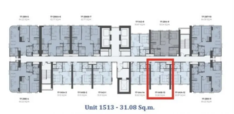 ขายดาวน์ คอนโด วิสซ์ดอม คราฟท์ สามย่าน 1 bedroom ชั้น 15 มุมมองวิวค่อนข้างจะเปิดโล่ง รีบมาจอง
