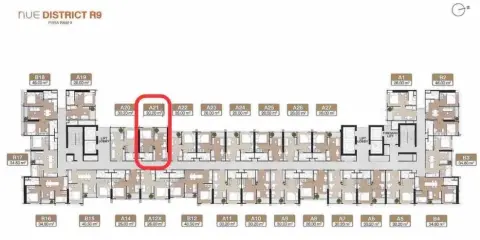 ขายดาวน์ Noble Nue District R9 ชั้น 18 โครงการดี ส่วนกลางครบ จองเลย ด่วนๆ