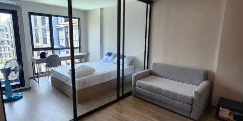 ให้เช่าคอนโด Salaya One Residence ห้องน่าอยู่ เฟอร์ เครื่องใช้ไฟฟ้าครบ ลากกะเป๋าเข้าอยู่ได้เลย อย่ารอช้า