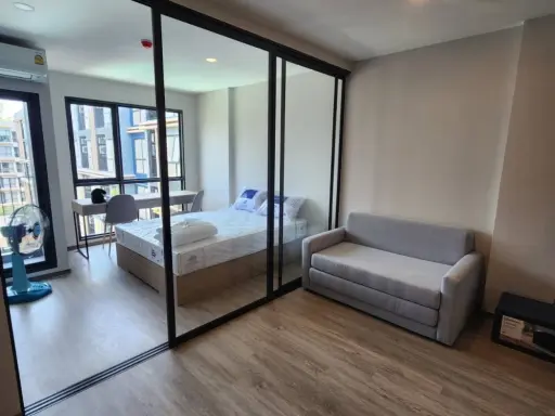ให้เช่าคอนโด Salaya One Residence ห้องน่าอยู่ เฟอร์ เครื่องใช้ไฟฟ้าครบ ลากกะเป๋าเข้าอยู่ได้เลย อย่ารอช้า