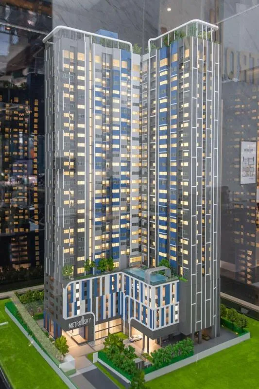 ขายดาวน์คอนโด Metro Sky Wutthakat ห้องStudio ขนาด21.6ตรม. คอนโดใหม่ บรรยากาศดี ราคาน่ารัก จองด่วนเลย