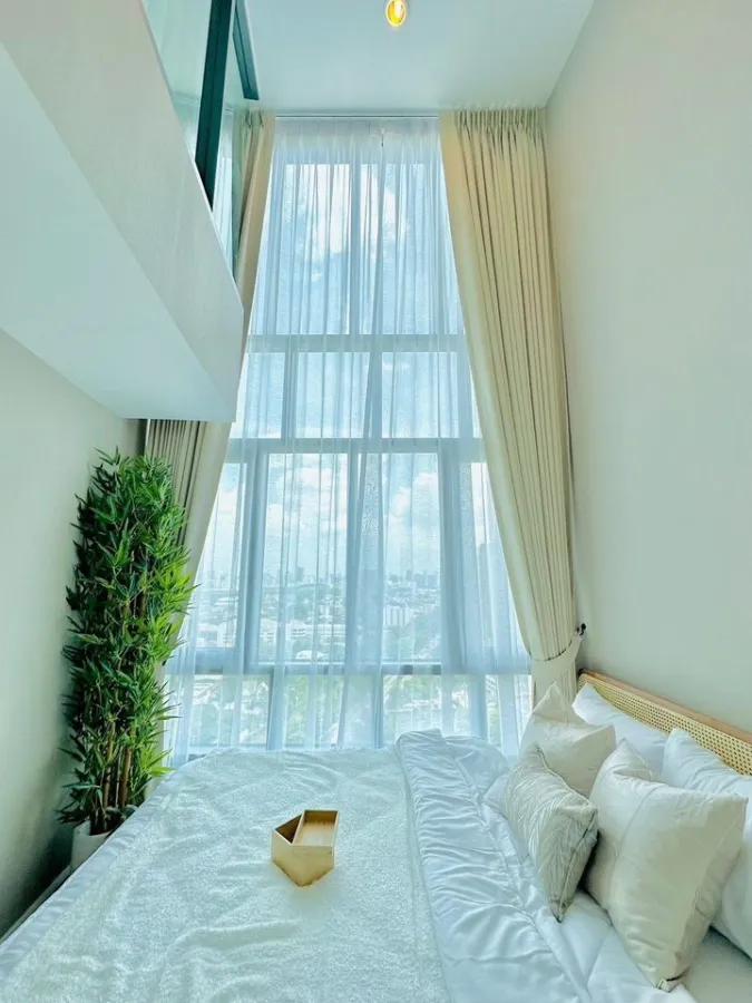 For rent Metro Sky ประชาชื่น ห้องแต่งน่าอยู่ โทนขาว สบายตา ราคาสบายกระเป๋า รีบมาจับจองเลยจ้า