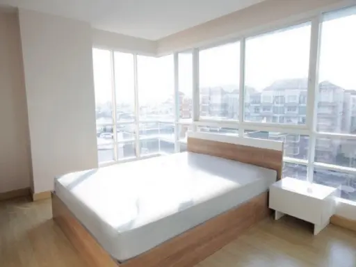 For rent!! Emerald Residence Ratchada Condo, 8th floor, Building B, beautiful room, fully furnished, ready to move in, don't miss it!!