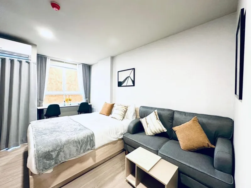 ให้เช่าคอนโด D condo Pana ห้องพร้อมอยู่ เฟอร์ เครื่องใช้ไฟฟ้าครบ คุณต้องรีบมาจองก่อนพลาดโอกาส