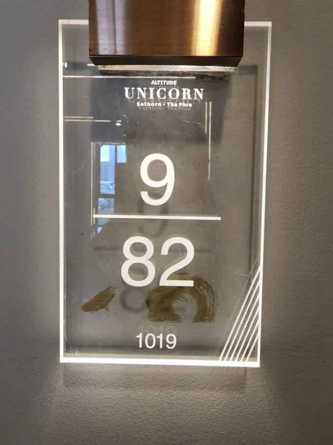 For rent: Altitude Unicorn Sathorn Tha Phra, ready to move in, fully furnished, hurry and book now.