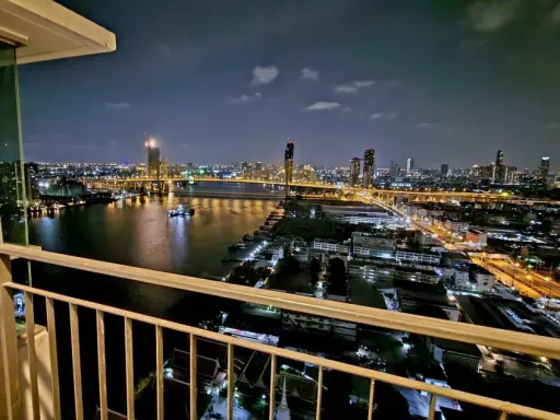 ให้เช่า Lumpini Park Riverside Rama 3 ชั้น 36 วิวแม่น้ำสวยมาก มาพร้อมเตียงนอนใหญ่ นอนสบาย จองเลย images