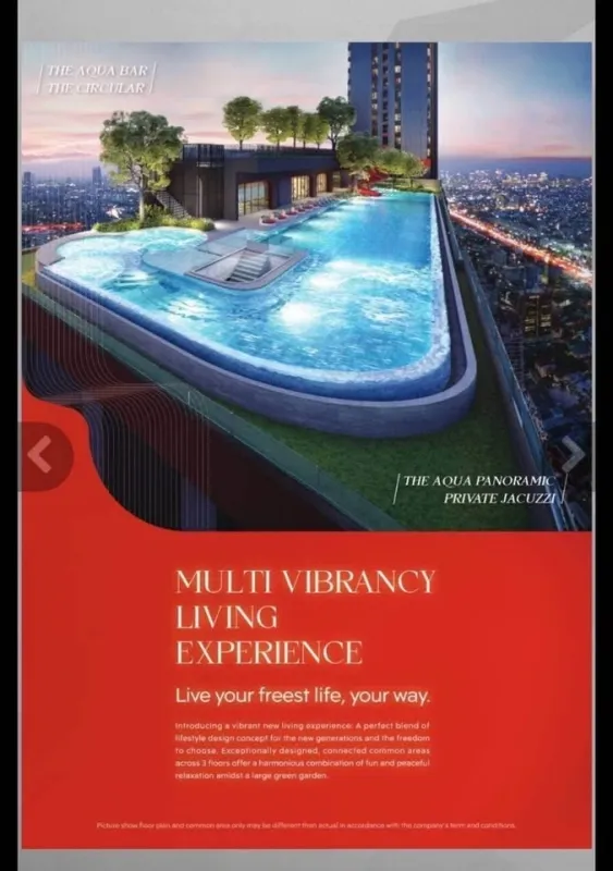 ขายดาวน์ Aspire Huai Khwang 1 ห้องนอน 1 ห้องน้ำ ขนาด 30 ครม. ราคาจับต้องได้ พลาดแล้วจะเสียดาย