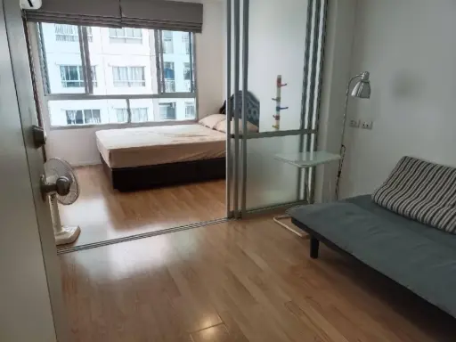 For sale, Lumpini Mega City Bangna, 12th floor, fully furnished room, ready to move in. Reserve it as the owner. Hurry up.