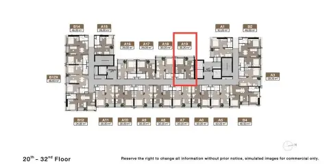 ขายดาวน์ Noble Nue District R9 ชั้น 23 สูงมาก ฝั่งวิวตึก G Tower / Central Rama9 ไม่โดนบังวิว ห้ามพลาด