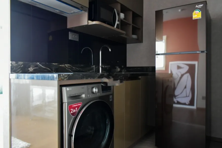 Condo for rent, Ideo Q Sukhumvit 36, high floor, corner room, hard to find, fully furnished, good location, hurry to reserve!!