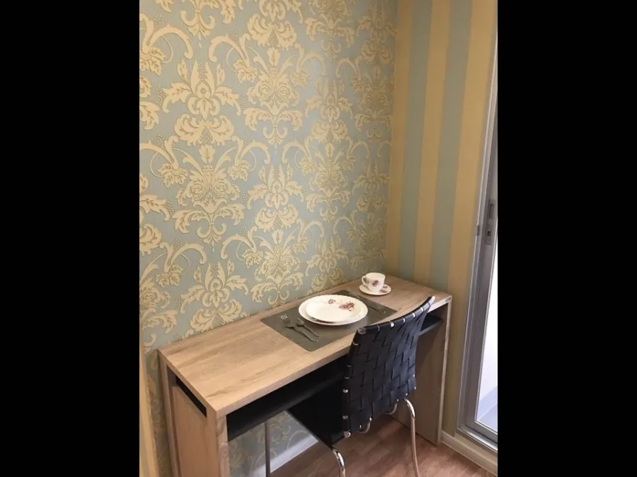 For rent/sale: Lumpini Place Rama 4-Ratchadaphisek. Beautifully decorated, wallpaper throughout. Don't miss out!