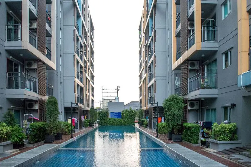 ขาย ให้เช่า ดิ เอสเคป คอนโดมิเนียม สุขุมวิท 101/1 ห้องพร้อมอยู่ แต่งเรียบง่าย