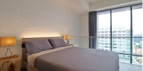 ให้เช่า The Lofts Ekkamai วิวเมือง เฟอร์นิเจอร์เครื่องใช้ไฟฟ้าครบครัน ตกแต่งดูดี จองด่วน