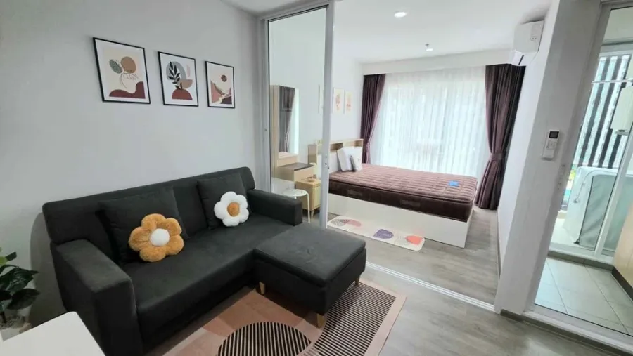 ให้เช่า Regent Home Bangna วิวสระ + วิวสวน แบบไม่ต้องก้ม ไม่ใกล้ลิฟท์และห้องขยะ ห้องไม่ร้อน ต้องจอง
