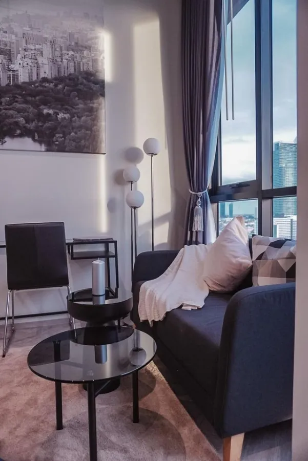 ให้เช่า Chapter เจริญนคร-ริเวอร์ไซด์ ชั้น 18 วิวสวยสุดๆ ห้อง STUDIO ตกแต่ง Style Modern รีบจองด่วนๆ