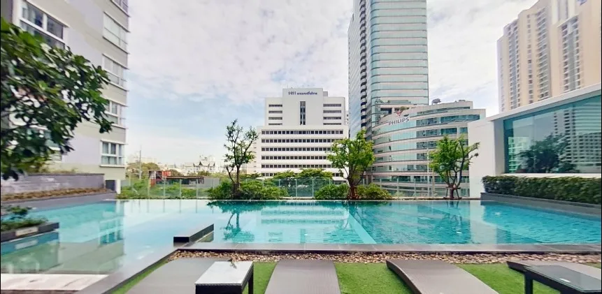 Urgent sale, The Parkland Grand Asoke-Phetchaburi, fully furnished, convenient to travel, do not hesitate, hurry