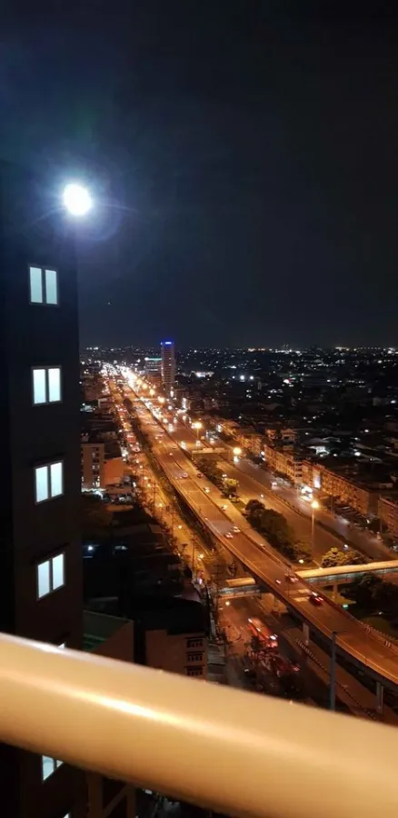 Condo for rent, Lumpini Ville Suksawat-Rama 2, 26th floor, city view, minimalist style room, book now.