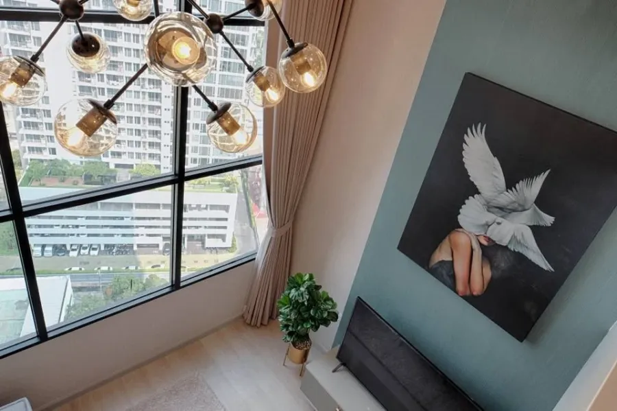 For rent: Knightsbridge Prime Sathorn, high floor, beautiful city view, beautifully decorated, comfortable to the eye, this size is worth living in, y