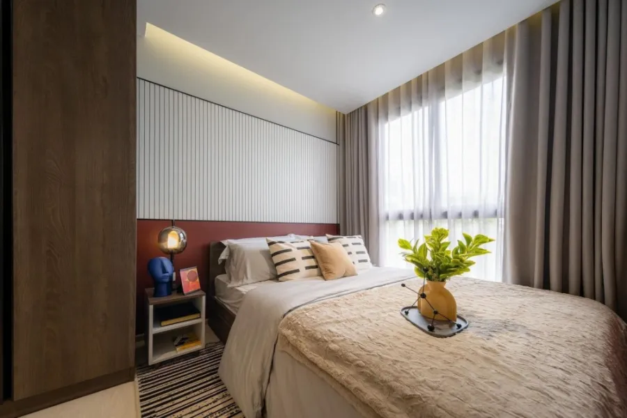 Selling down payment New Cross Khu Khot Station, 8th floor, beautiful view, no buildings blocking it, good position, nice to live in. Hurry and reserv