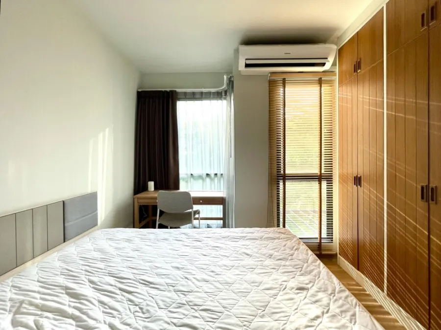 คอนโด ยูนิโอ สุขุมวิท 72 วิวสวน ห้องตกแต่งโทนมินิมอล มินิใจ น่านอนสุดๆ พร้อมครัวแยกอย่างดี จองเลย