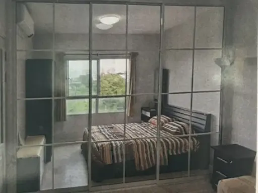 For rent!! Condolette 624 Lat Phrao Condolette Building A, garden view, fully furnished, ready to move in, reserve now!!