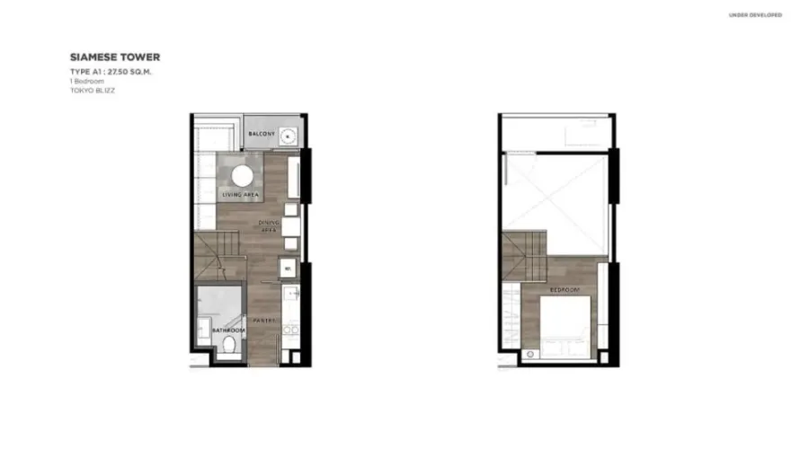 Sale down payment Landmark @MRTA Station, 19th floor, double space room, great price, miss it and you will regret it.