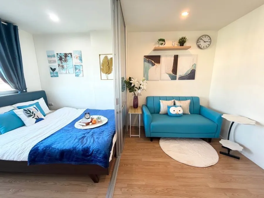 For sale, for rent, Lumpini Ville On Nut-Pattanakarn, good location, complete with facilities, hurry and book now!
