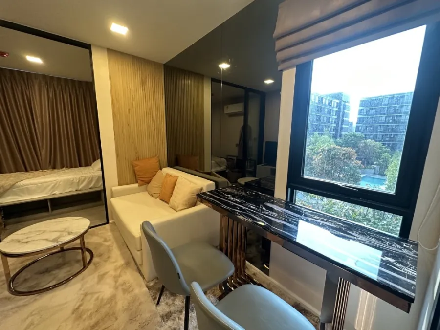 ขาย ให้เช่า เคฟ เอวา ห้อง 1 bed room plus วิวสระ ห้องใหญ่ตกแต่งสไตล์ มินิมอล จองเลย อย่ารอช้า