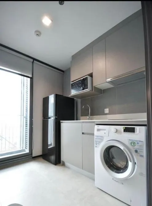 ให้เช่า Whizdom Connect Sukhumvit ตกแต่งครบ Built In จัดเต็มทั้งห้อง หิ้วกระเป๋าได้เลยจ้า
