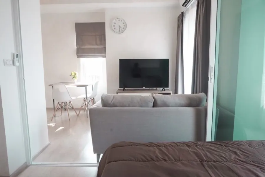 For rent Chapter One Eco Ratchada Huai Khwang Nice room with full facilities, good price, must be here