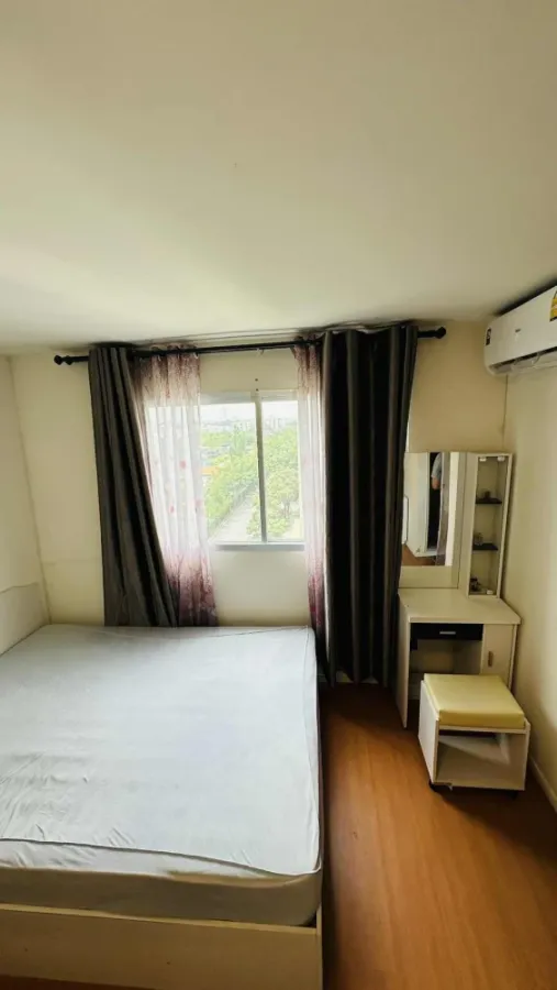 For rent: Lumpini Township Rangsit Klong 1, corner unit, quiet area, 6th floor, fully furnished. Book now!