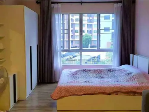 ให้เช่า dcondo Campus Resort Rangsit 2 เฟอร์นิเจอร์แน่ๆ พร้อมทีวีจอใหญ่จุใจสุดๆ ไม่จองเสียใจแทน