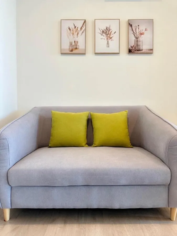 For rent: Chewathai Kaset Nawamin, 5th floor, beautiful room, fully furnished, book now, don't miss out.