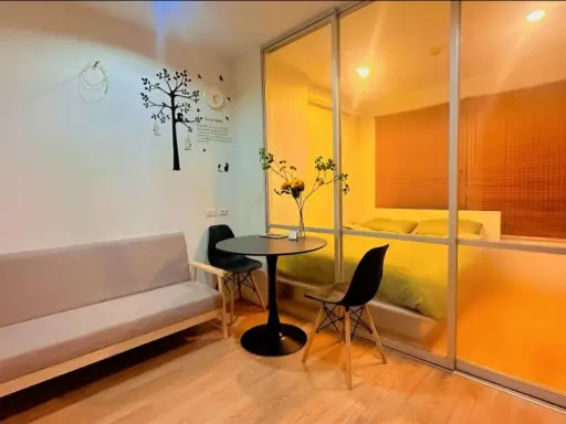 For rent: Lumpini Ville On Nut 46, fully furnished + electrical appliances. You can just come in and stay.