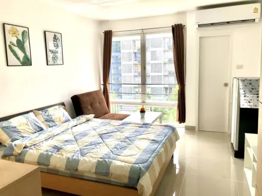 For rent, I-HOUSE Laguna Garden RCA, 6th floor, fully furnished room. Comes at a price that you shouldn't miss. Hurry up.