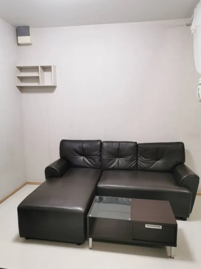 Plum Condo Ladprao 101 Condo for rent Studio room, tight furniture, complete electrical appliances. End up in one room