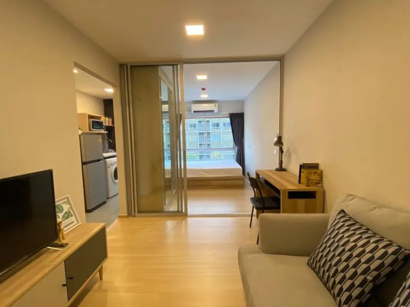 Plum Rangsit Alive for rent, beautiful room, ready to move in, beautiful pool view, new room, fully furnished, beautiful like this, don't wait.