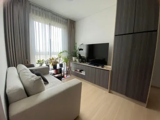 For rent!! Condo Unio Sukhumvit 72 Phase 2, 8th floor, corner room, ready to move in, fully furnished, don't miss it!!