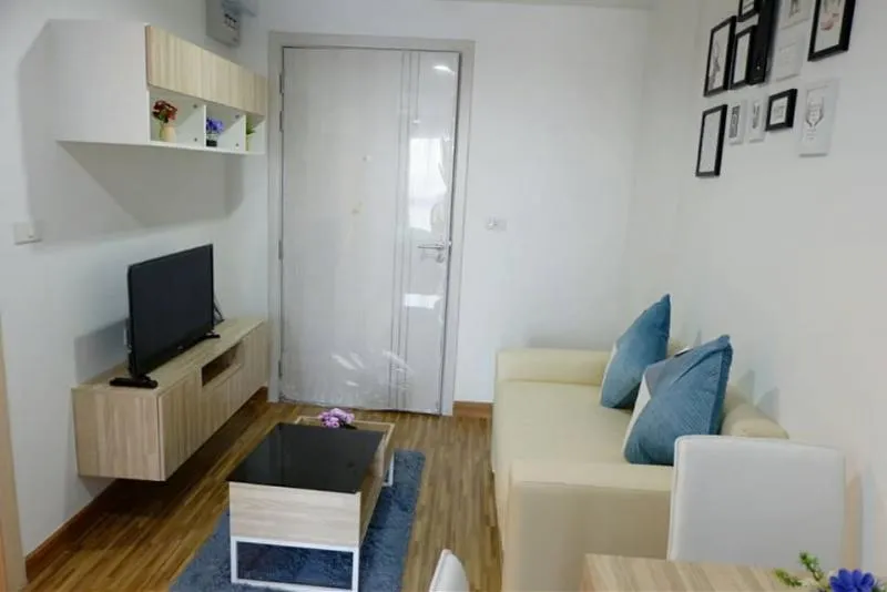 For Rent The Iris Bangyai ห้องแต่งสวย โทนสีขาว สบายตาสุดๆ ให้ฟิลเหมือนอยู่บ้าน สวยขนาดนี้จองด่วนๆ