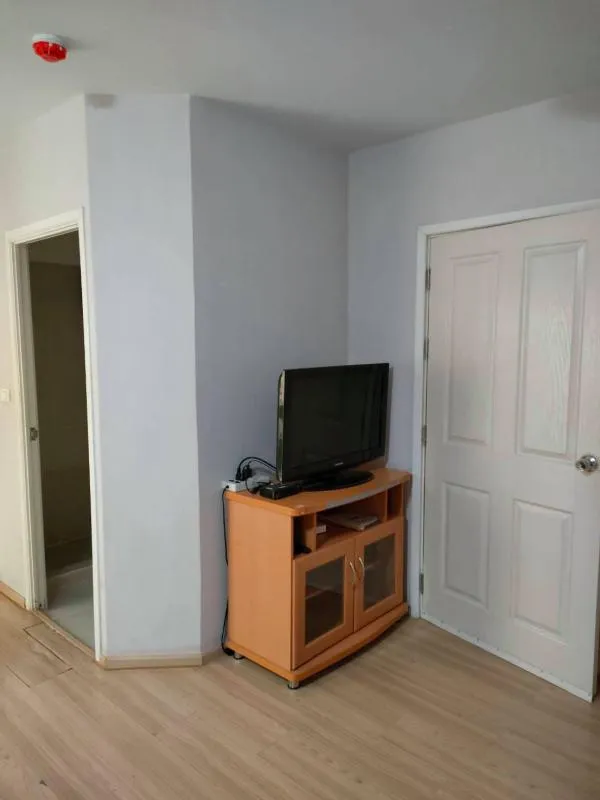 Condo for rent, Plum Condo Ladprao 101, studio room, 2nd floor, shady atmosphere Fully furnished, ready to move in for rent.