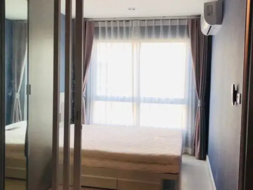 ให้เช่า คอนโด นิช ไอดี สุขุมวิท 113 ห้องสวย มุมดี เฟอร์ครบ เครื่องใช้ไฟฟ้าครบ เข้าอยู่ได้เลย