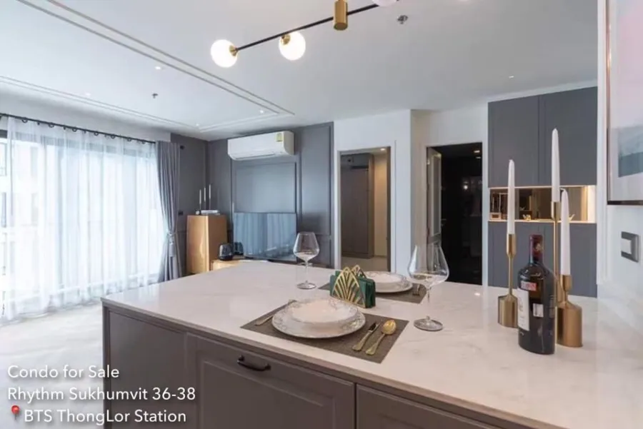 ขาย Rhythm Sukhumvit 36-38 ห้องมุม กว้างขวาง วิวสระว่ายน้ำ ไม่มีตึกสูงบัง อยู่แบบครอบครัวได้สบาย