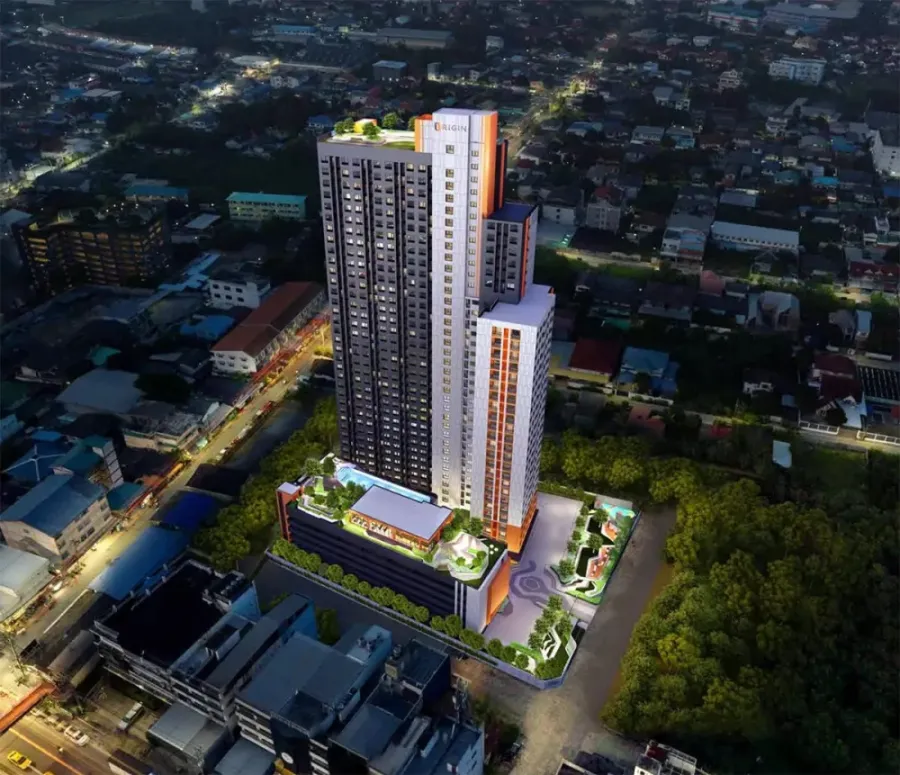 For sale THE ORIGIN SUKHUMVIT - PRAKSA, ready to move in, high floor, good view, book now, don't miss out++