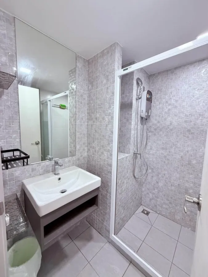 For rent: Kave Embryo Rangsit, beautifully decorated minimalist room, fully furnished, ready to move in.