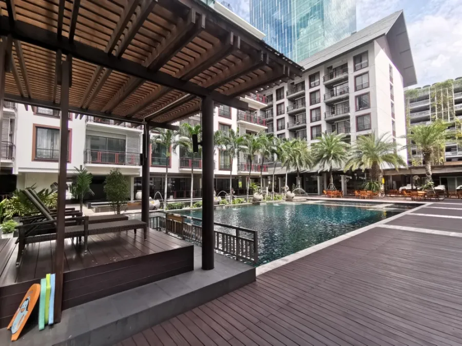 For rent!! Condo Amanta Ratchada, room number 3306, 3rd floor, building 3, fully furnished, just bring your bags and move in!!
